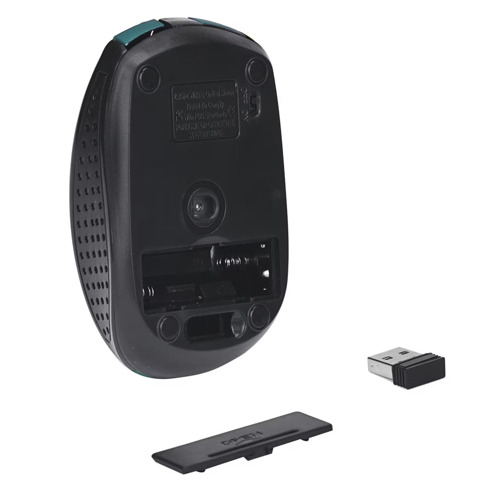 Wireless Mouse with USB Receiver, 2.4G Gaming Mouse Cordless Mouse for Laptop, PC, Desktop, Work from Home Essentials, Portable Computer Mouse Wireless, Ergonomic Computer Mouse