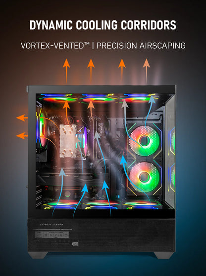 Gamer Master Gaming Desktop PC, AMD Ryzen 7 5800X, NVIDIA Geforce RTX 5060, 16GB DDR4 RAM, 1TB SSD, 650W Power Supply, Wifi 6/Bluetooth 5.4, Windows 11