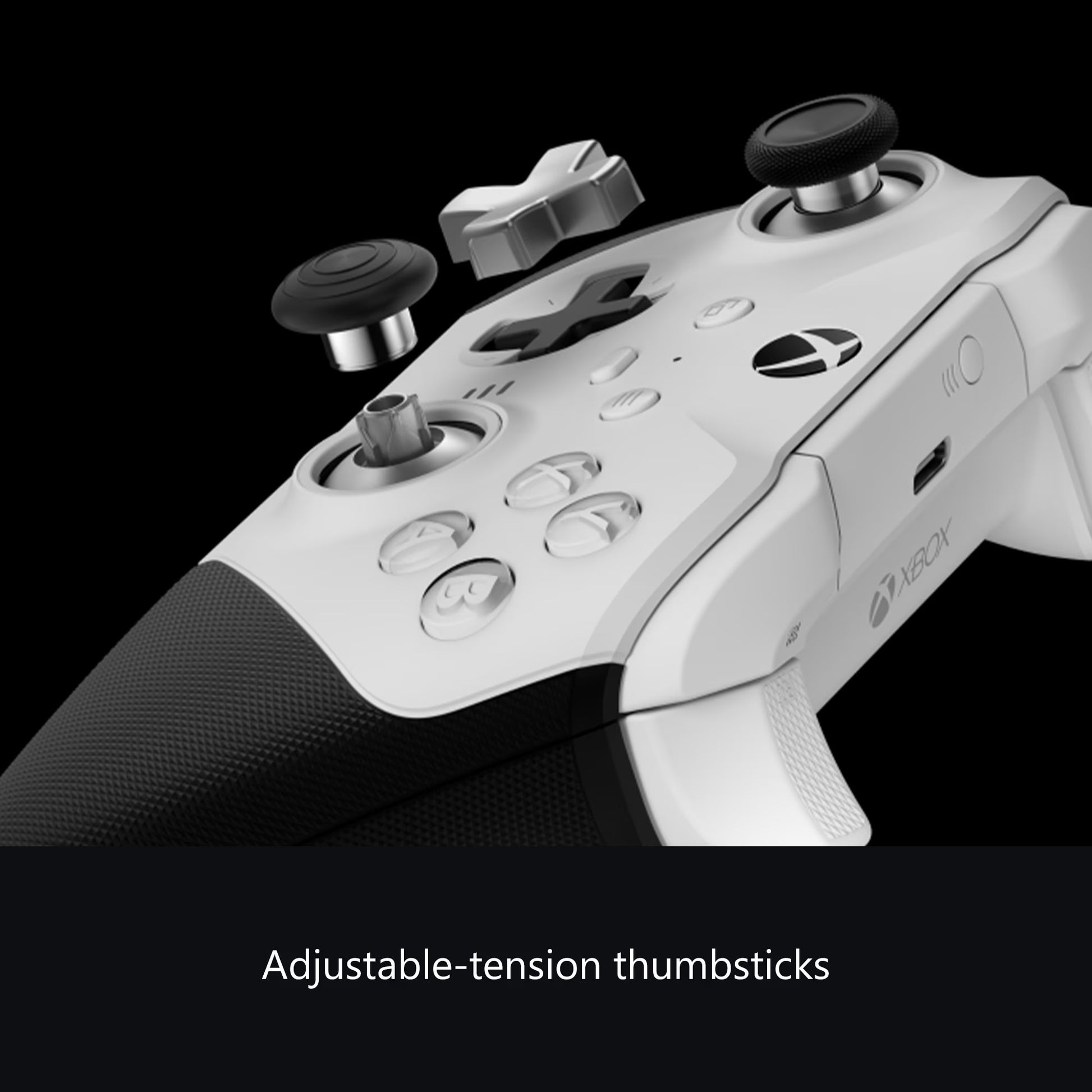 Microsoft  Elite Series 2 White Wireless Controller  Series S|X,  One, and Windows Devices