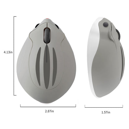 Wireless Mouse, Silent Cute Hamster Shape Computer Mouse, 2.4Ghz 1200DPI Optical Mouse with USB Receiver, Cordless Mouse for Laptop Computer