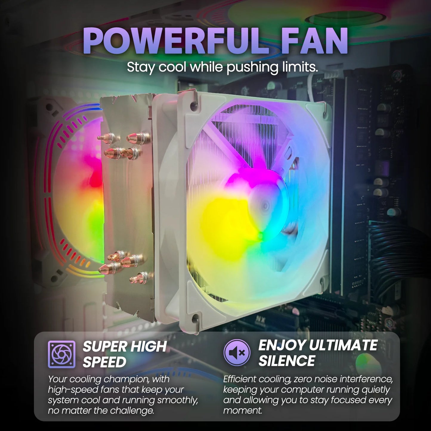 Gaming PC Desktop - AMD Ryzen 5 5600, Radeon RX 6500XT, 16GB DDR4, 1TB Nvme SSD, B450, Wifi 6, White