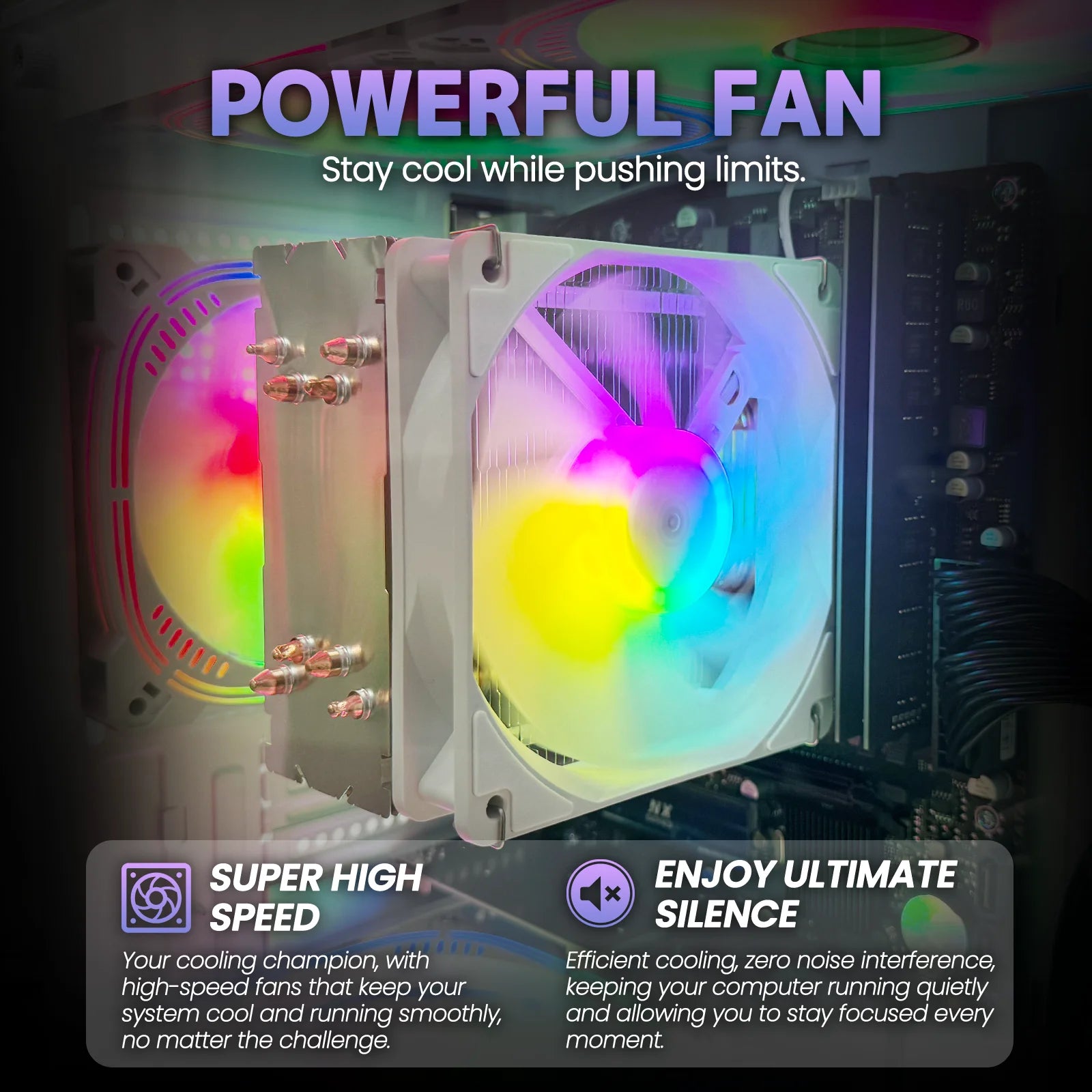 Gaming PC Desktop - AMD Ryzen 5 5600, Radeon RX 6500XT, 16GB DDR4, 1TB Nvme SSD, B450, Wifi 6, White