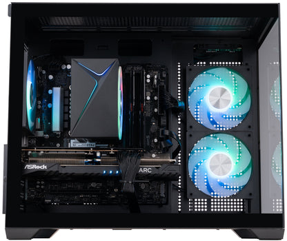 ABS Flux II Aqua Gaming PC - Windows 11- Intel Core 5 120 - Intel Arc A580 - 16GB DDR4 - 1TB - ABSWMT120A580