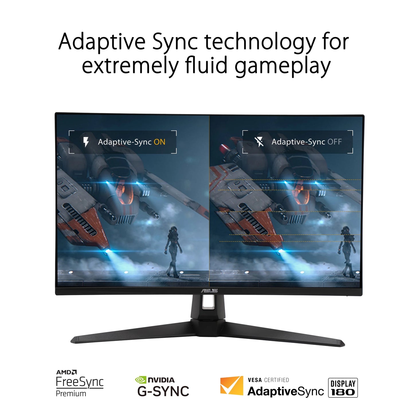 TUF Gaming VG27AQ3AZ Gaming Monitor – 27" QHD (2560X1440), 180Hz, Fast IPS, 1Ms (GTG)