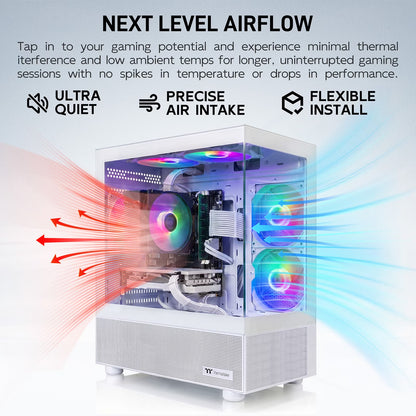 Gaming PC Desktop Computer, Intel Core I7 up to 4.0Ghz, GTX 1660 Super 6GB, 16GB RAM, 512GB M.2 SSD, BX3 550W 80PLUS Bronze PSU, Wifi 5, RGB Fan X5, Windows 11 Home, White PC