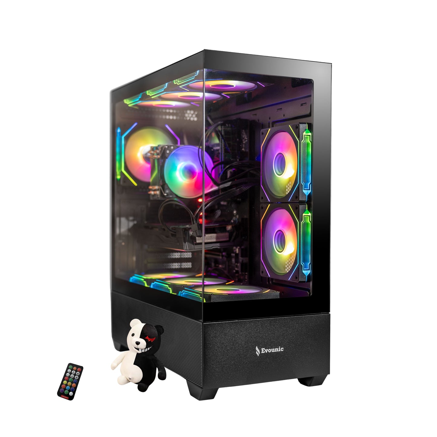 Gamer Master Gaming Desktop PC, AMD Ryzen 7 5800X, NVIDIA Geforce RTX 2080, 16GB DDR4 RAM, 1TB SSD, 650W Power Supply, Wifi 6/Bluetooth 5.4,9*ARGB Fan, Windows 11