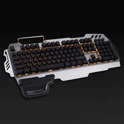 Wired Gaming Keyboard Mouse Combo LED Rainbow Backlit Gaming Keyboard RGB Gaming Mouse Ergonomic Wrist Rest 104 Keys Keyboard Mouse for Windows & Mac PC Gamers
