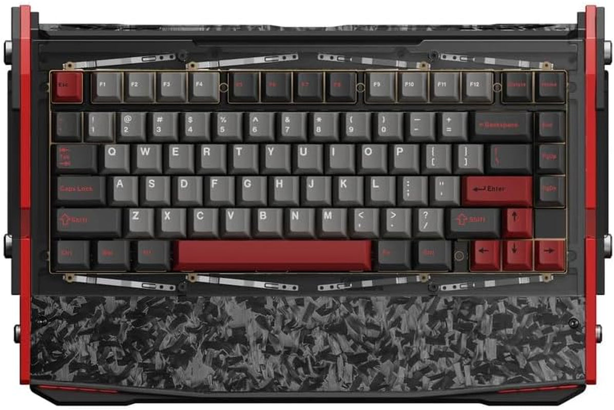 Black Diamond V2 Mechanical Gaming Keyboard, Shadow Crimson