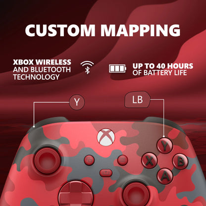 Microsoft  Wireless Controller - Daystrike Camo – for  Series X|S,  One, Pcs, and Cloud-Enabled Devices