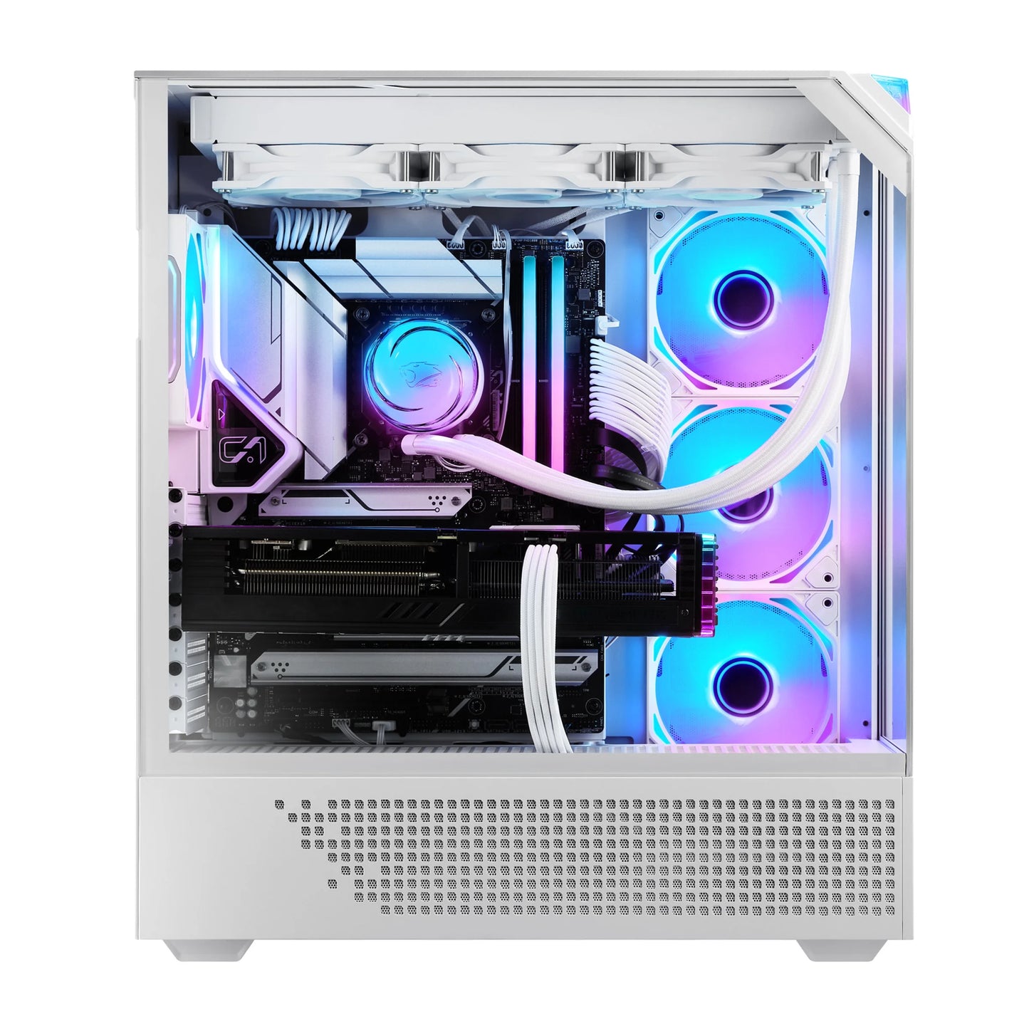 Element Pro Gaming Desktop PC - AMD Ryzen 7 7800X3D, RTX 5070, 16GB DDR5, 1TB Nvme
