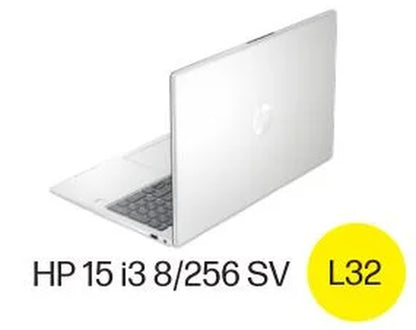 15.6 Inch Windows 11 Laptop Intel Core I3-N305 8GB RAM 256GB SSD Natural Silver
