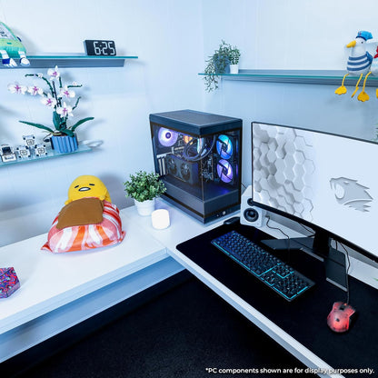 Y40 PRO Black Gaming PC Desktop Computer AMD Ryzen 9 7900X CPU, NVIDIA Geforce RTX 5070Ti 16GB GPU, 32GB DDR5 RGB 5200Mhz RAM, 2TB Nvme SSD, Windows 11 Home, Keyboard, Mouse - Y40BA9N57T01