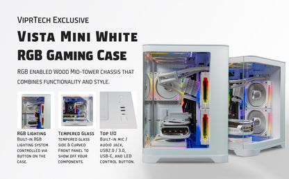 Reaper 2.5 Gaming PC - Ryzen 7 8700F 5Ghz, AMD RX 9060 XT 16GB, 16GB DDR5, 1TB SSD, White