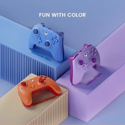 G7 SE Wired Gamepad - Standard Controller for PC & Xbox, Magnetic, Laser Engraved, Blue Version with Hall