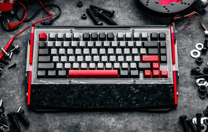 Black Diamond V2 Mechanical Gaming Keyboard, Shadow Crimson