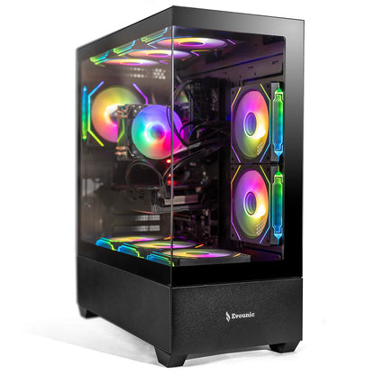Gamer Master Gaming Desktop PC, AMD Ryzen 7 5800X, NVIDIA Geforce RTX 2080, 16GB DDR4 RAM, 1TB SSD, 650W Power Supply, Wifi 6/Bluetooth 5.4,9*ARGB Fan, Windows 11