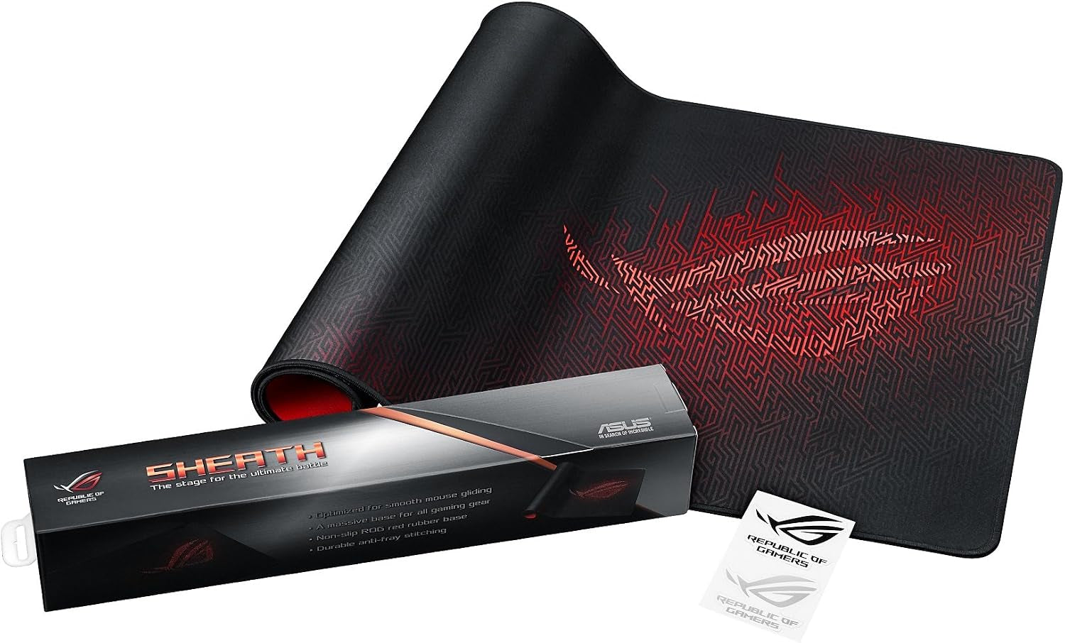 ROG Strix Scope II 96 Wireless Gaming Keyboard & ROG Spatha X Wireless Gaming Mouse & ROG Sheath Extended Gaming Mouse Pad