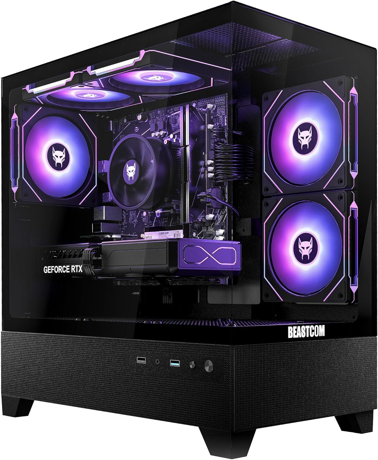 Q5 Pro Gaming PC | AMD Ryzen 5 4500 6X 4,10Ghz 12 Threads | Geforce RTX 3050 6GB | 16GB RAM | 1TB Nvme SSD | Wifi 5