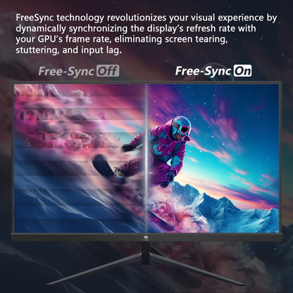 24.5 Inch 300Hz Gaming Monitor, FHD 1080P IPS Display, 1Ms MPRT, AMD Freesync, HDR Support, VESA Mount Compatible