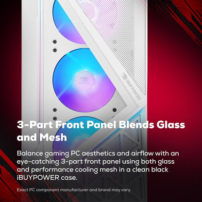Slate Gaming PC Desktop Computer Intel Core Ultra 7 265F CPU, NVIDIA Geforce RTX 5060Ti 8GB GPU, 32GB DDR5 5200Mhz RAM, 2TB Nvme SSD, Windows 11 Home, Gamer Keyboard and Mouse - SWI7N56T02