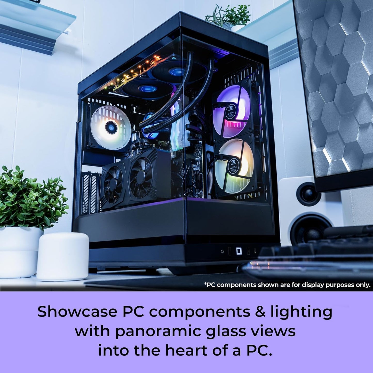 Ibuypower Y40 PRO Gaming PC Desktop AMD Ryzen 7 7800X3D CPU, NVIDIA Geforce RTX 5060Ti 8GB GPU, 32GB DDR5 RGB 5200Mhz RAM, 1TB Nvme SSD, Windows 11 Home, Computer W/Keyboard Mouse - Y40BA7N56T01