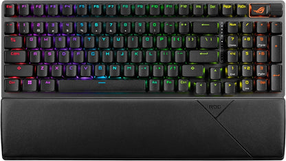 ROG Strix Scope II 96 Wireless Gaming Keyboard & ROG Spatha X Wireless Gaming Mouse & ROG Sheath Extended Gaming Mouse Pad