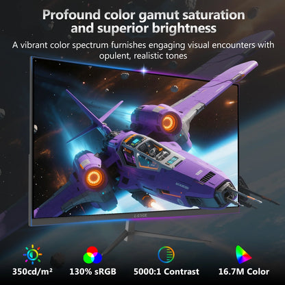 24.5 Inch 240Hz Gaming Monitor, FHD 1080P VA Display, 1Ms MPRT, AMD Freesync, HDR Support, VESA Mount Compatible