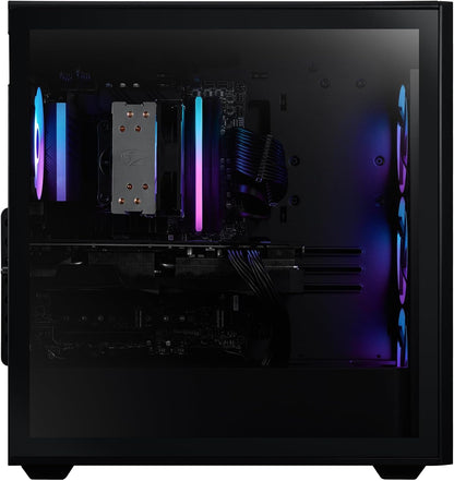 Ibuypower Scale Gaming PC Desktop AMD Ryzen 5 8400F CPU, NVIDIA Geforce RTX 5050 8GB GPU, 16GB DDR5 RGB 5200Mhz RAM, 1TB Nvme SSD, Windows 11 Home, Computer with Gamer Keyboard and Mouse - SCA5N5501