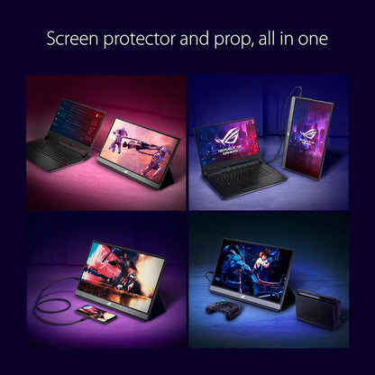 ROG Strix 17.3" 1080P Portable Gaming Monitor (XG17AHPE) - Full HD, IPS, 240Hz, 3Ms, Adaptive-Sync, Smart Case, Ultra-Slim, USB-C Power Delivery, Micro HDMI, for Laptop, PC, Phone, Console