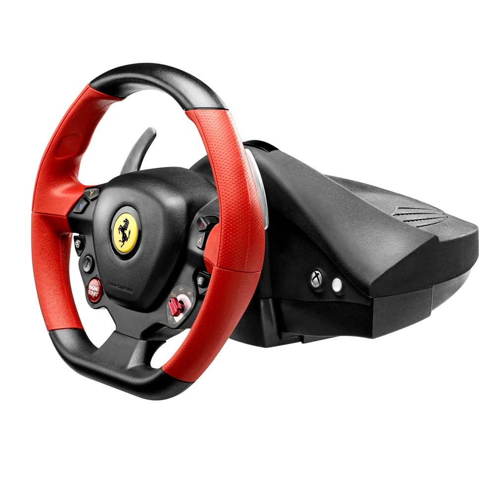Restored  Ferrari 458 Spider Racing Wheel for Xbox One, Black, Red, Multicolor 1 Count