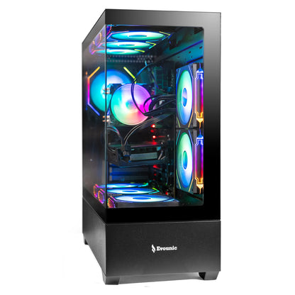Gamer Master Gaming Desktop PC, AMD Ryzen 7 5800X, NVIDIA Geforce RTX 2080, 16GB DDR4 RAM, 1TB SSD, 650W Power Supply, Wifi 6/Bluetooth 5.4,9*ARGB Fan, Windows 11
