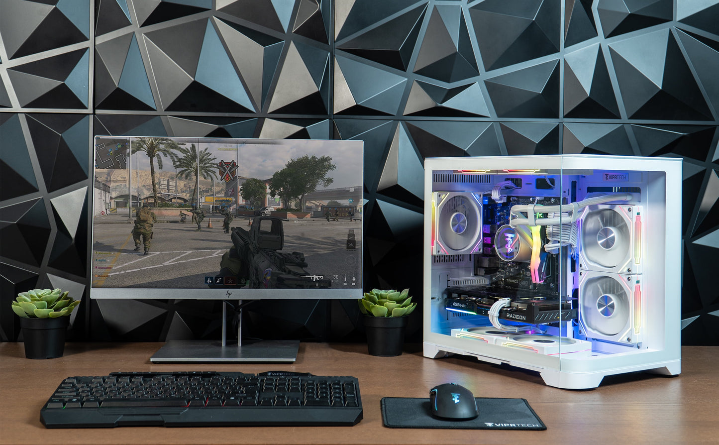 Reaper 2.5 Gaming PC - Ryzen 7 8700F 5Ghz, AMD RX 9060 XT 16GB, 16GB DDR5, 1TB SSD, White