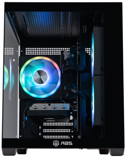 ABS Flux II Aqua Gaming PC - Windows 11- Intel Core 5 120 - Intel Arc A580 - 16GB DDR4 - 1TB - ABSWMT120A580